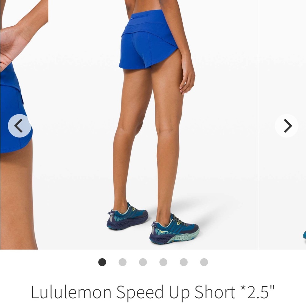 Lululemon Speed Up short 2.5” EUC size 8